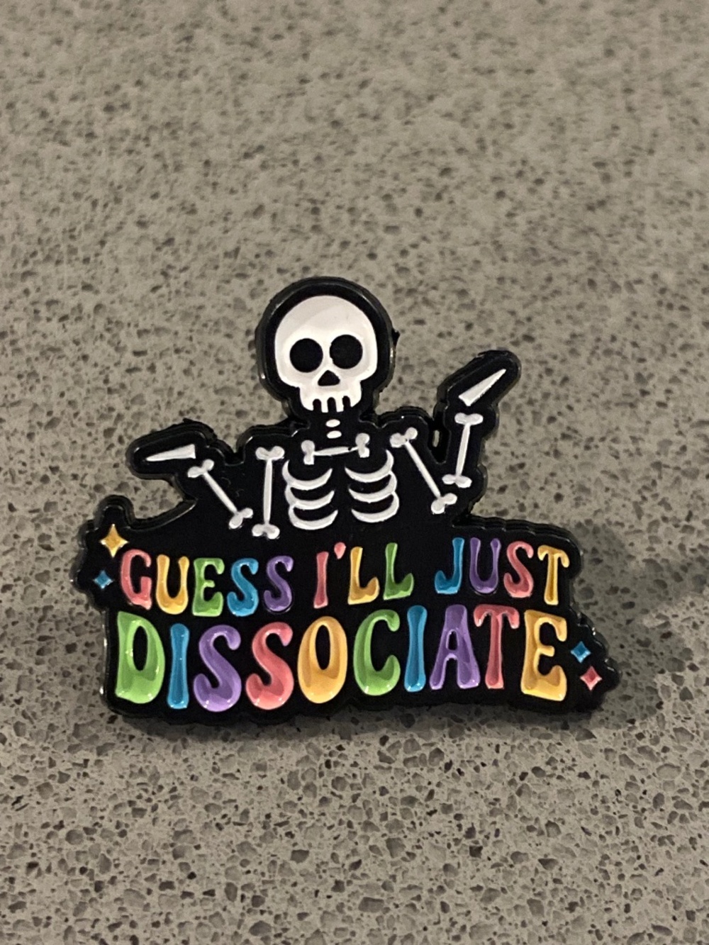 Guess I’ll just dissociate. Ensmel pin brooch